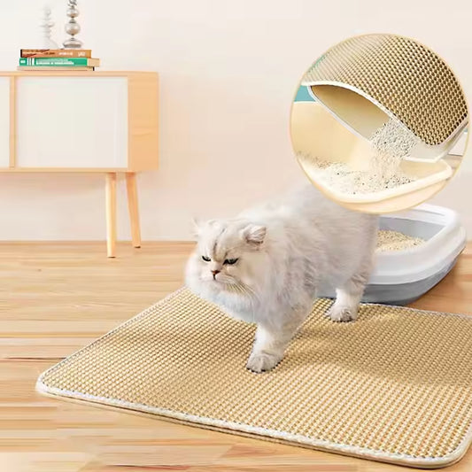 Tapis de Litière imperméable Double couche pour Chats